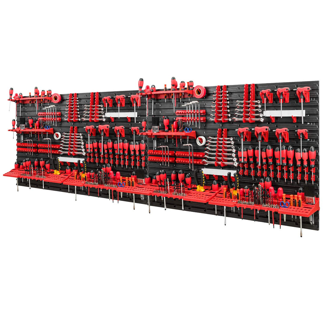 PAFEN Werkzeugwand -2304 x 780 mm - Set 116 Werkzeughaltern mit Lochwand Lagersystem Warkzeuglochwan