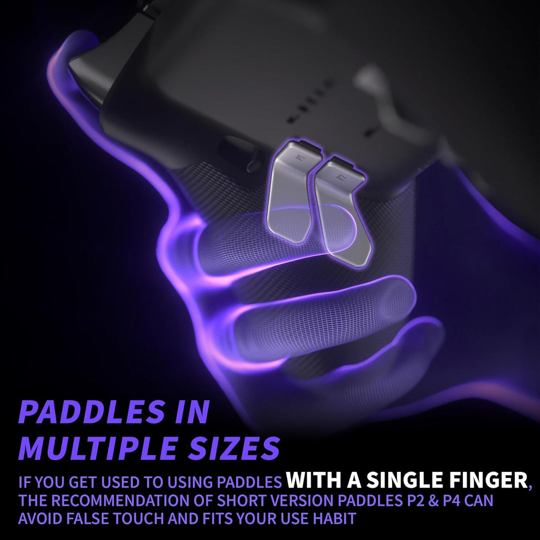 eXtremeRate 6pcs Swift Paddles für Xbox Elite V1/V2/V3 Controller, Austauschbare Ersatz Metall Back
