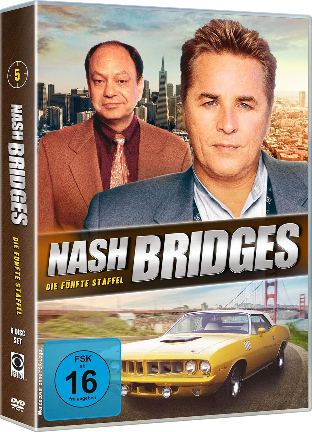 Nash Bridges - Staffel 5 - Episode 79-100 [6 DVDs], DVD