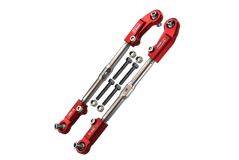 GPM Racing Aluminium + Stainless Steel Adjustable Front Steering Tie Rod for Arrma 1:8 KRATON 6S / R