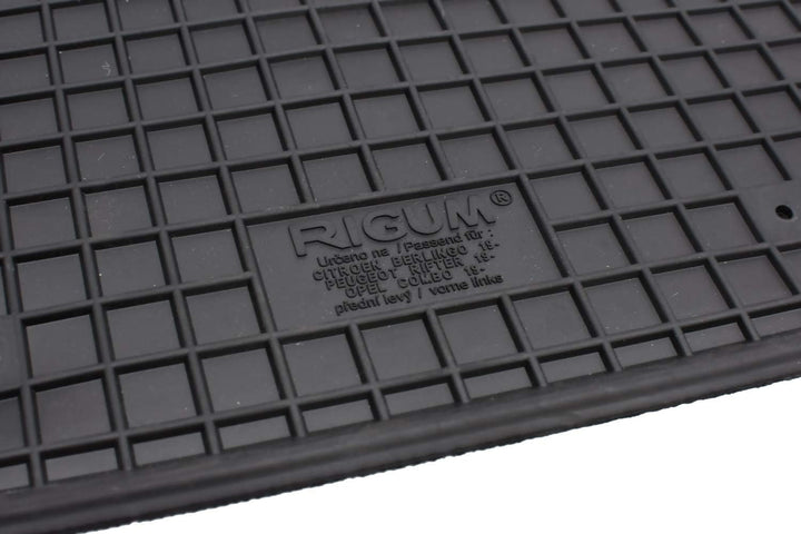 Passgenaue Kofferraumwanne und Gummifussmatten geeignet für Peugeot Rifter L2 5-Sitzer ab 2019 + Gur