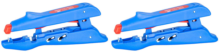 WEICON TOOLS Duo-Crimp No. 300 2er Set | Multifunktions-Abisolierer mit Seitenschneider und Crimpfun