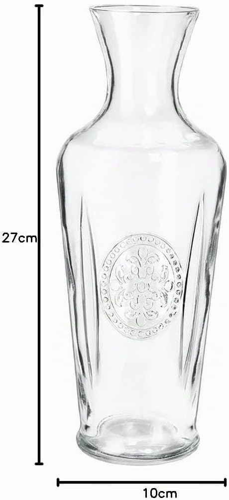 Nordring Donna Wasser Karaffe Vase Krug Dekanter 1 Liter, transparent, Glas, spülmaschinenfest