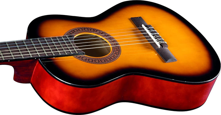 EKO GUITARS – CS-2 SUNBURST Klassikgitarre Studio-Serie, Massstab 1/2, Farbe Sunburst