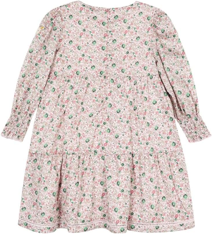 Steiff Mädchen Rüschen Blumenmuster Kleid 110 Barely Pink, 110 Barely Pink