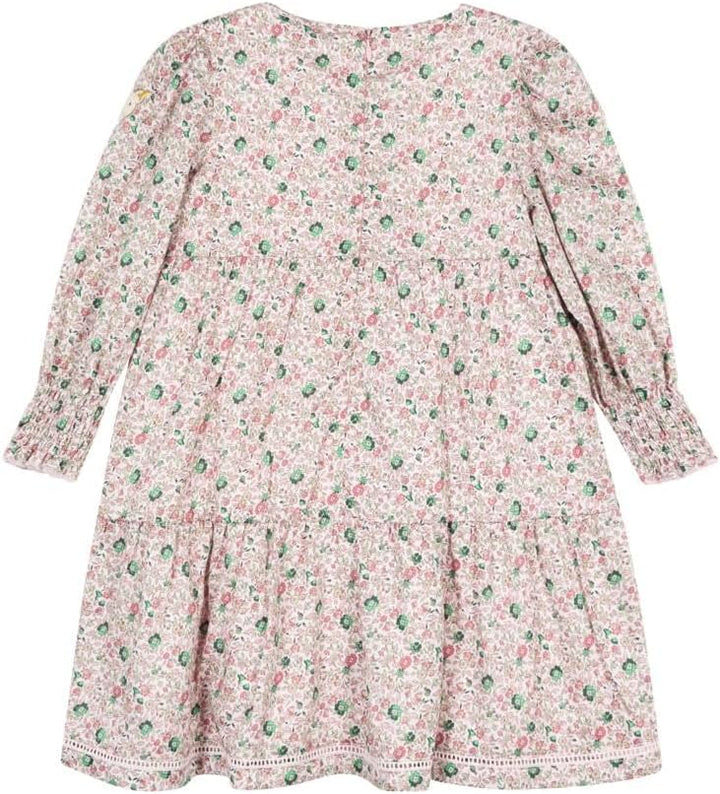 Steiff Mädchen Rüschen Blumenmuster Kleid 110 Barely Pink, 110 Barely Pink