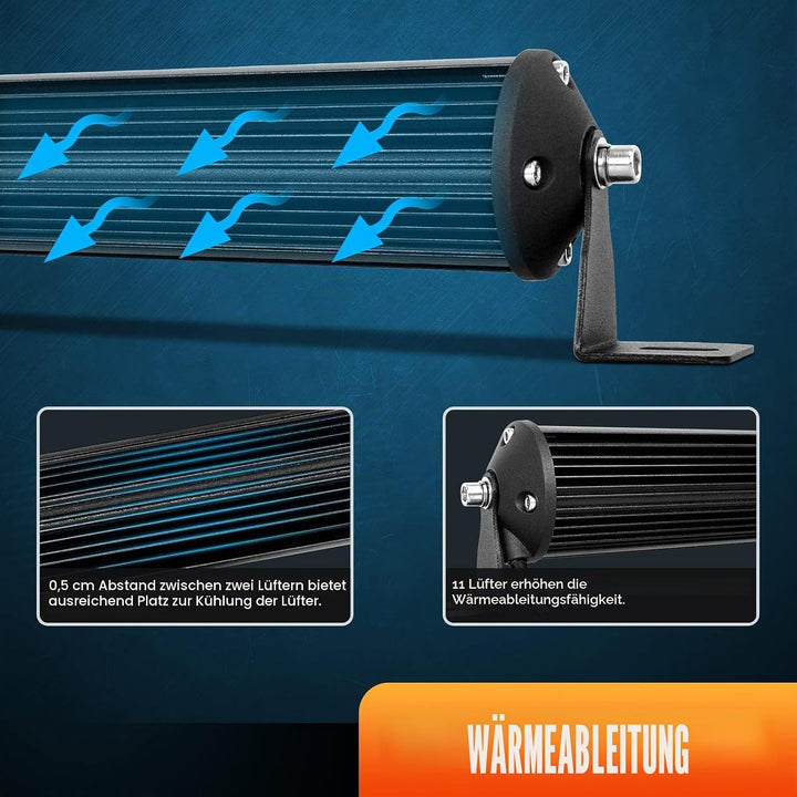 Willpower 24 Zoll 61CM 216W Led Arbeitsscheinwerfer Bar Flutlicht Spot Combo Led Scheinwerfer 12V 24