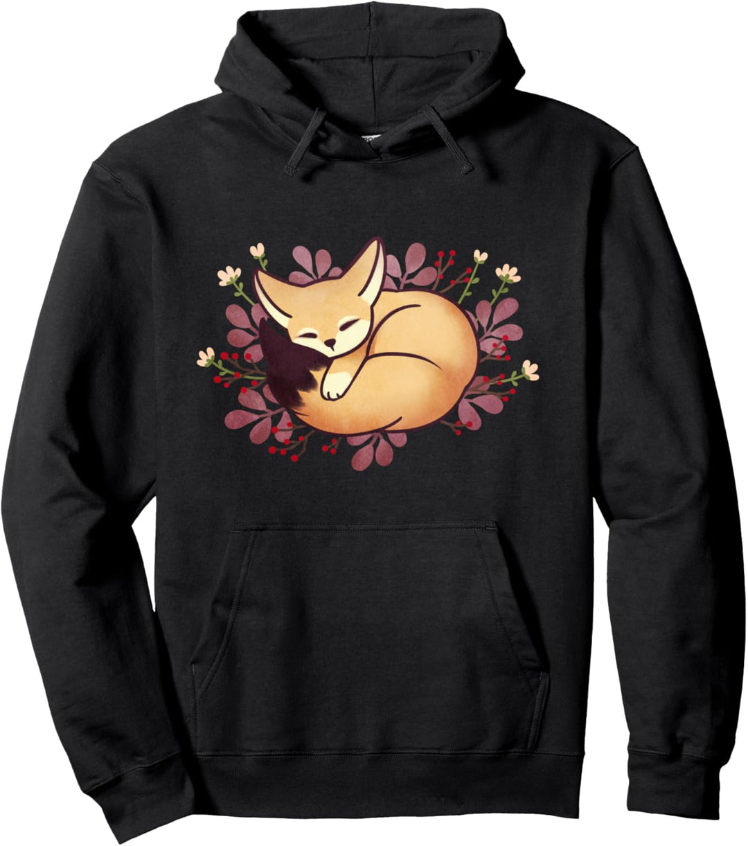 Fennec Fox Shirt Kinder Frauen Sleeping Fennec Fox Cute T-Shirt Pullover Hoodie