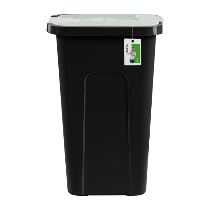 PAFEN Grosser Mülleimer 30l mit Deckel – 3er Set Abfallbehälter 550 x 275 x 370mm - Abfalleimer für