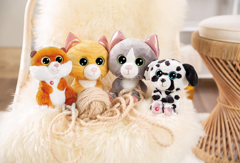 NICI GLUBSCHIS Hamster Stubbi 15 cm – Kuscheltier aus weichem Plüsch, niedliches Plüschtier zum Kusc
