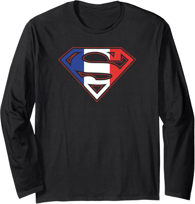 Superman French Shield Langarmshirt