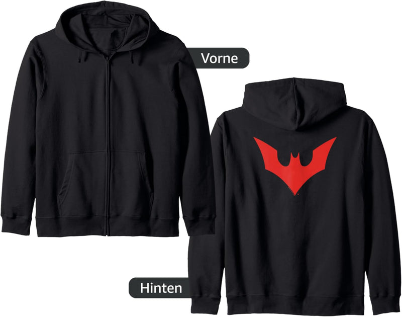 Batman Beyond Beyond Bat Logo Kapuzenjacke