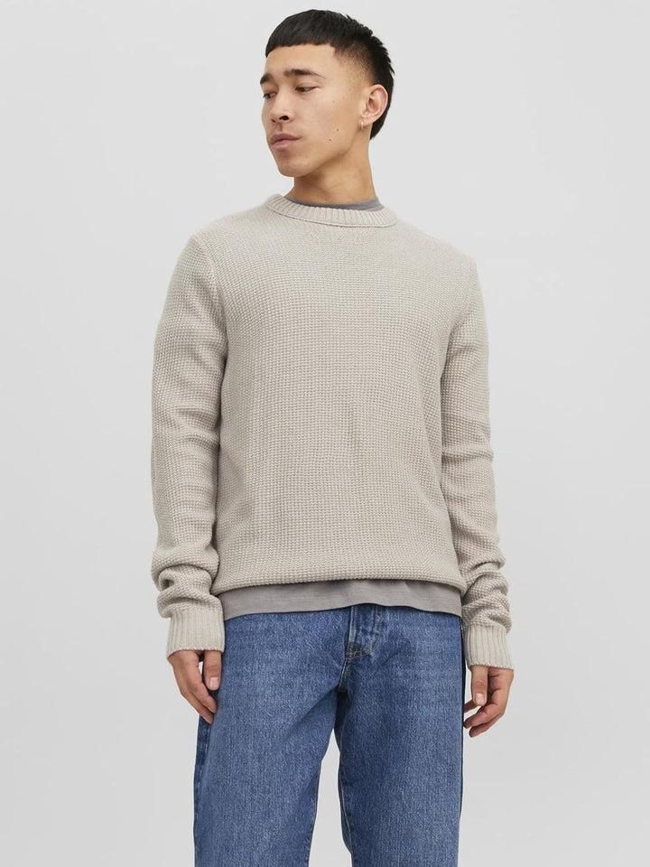 JACK & JONES Herren Jorkyle Knit Crew Neck Strickpullover, Atmosphere