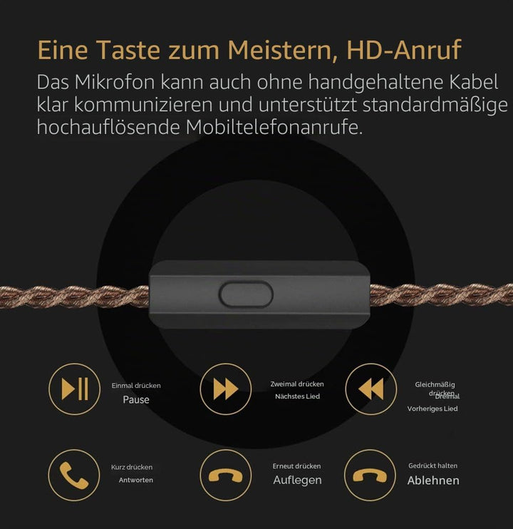 CCA C12 5BA 1DD Stereo Bass Kopfhörer In Ear Kopfhörer mit Kabel Noise Cancelling Sport Earbuds Head