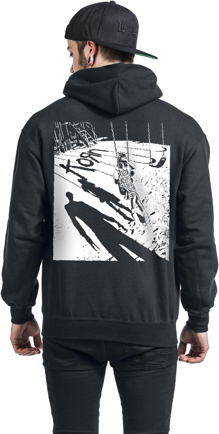 Korn Playground Shadow Männer Kapuzenpullover schwarz Band-Merch, Bands L Schwarz, L Schwarz