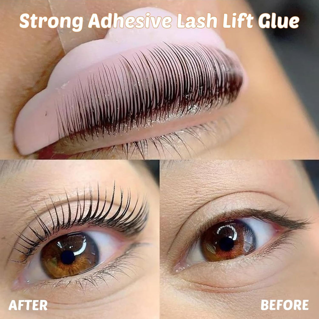 Lomansa Wimpernlifting Set, Lash Lifting Set, Sanfte, Langsam Wirkende Lotionsbeutel, Geeignet für A
