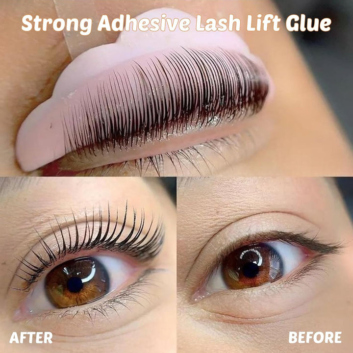 Lomansa Wimpernlifting Set, Lash Lifting Set, Sanfte, Langsam Wirkende Lotionsbeutel, Geeignet für A