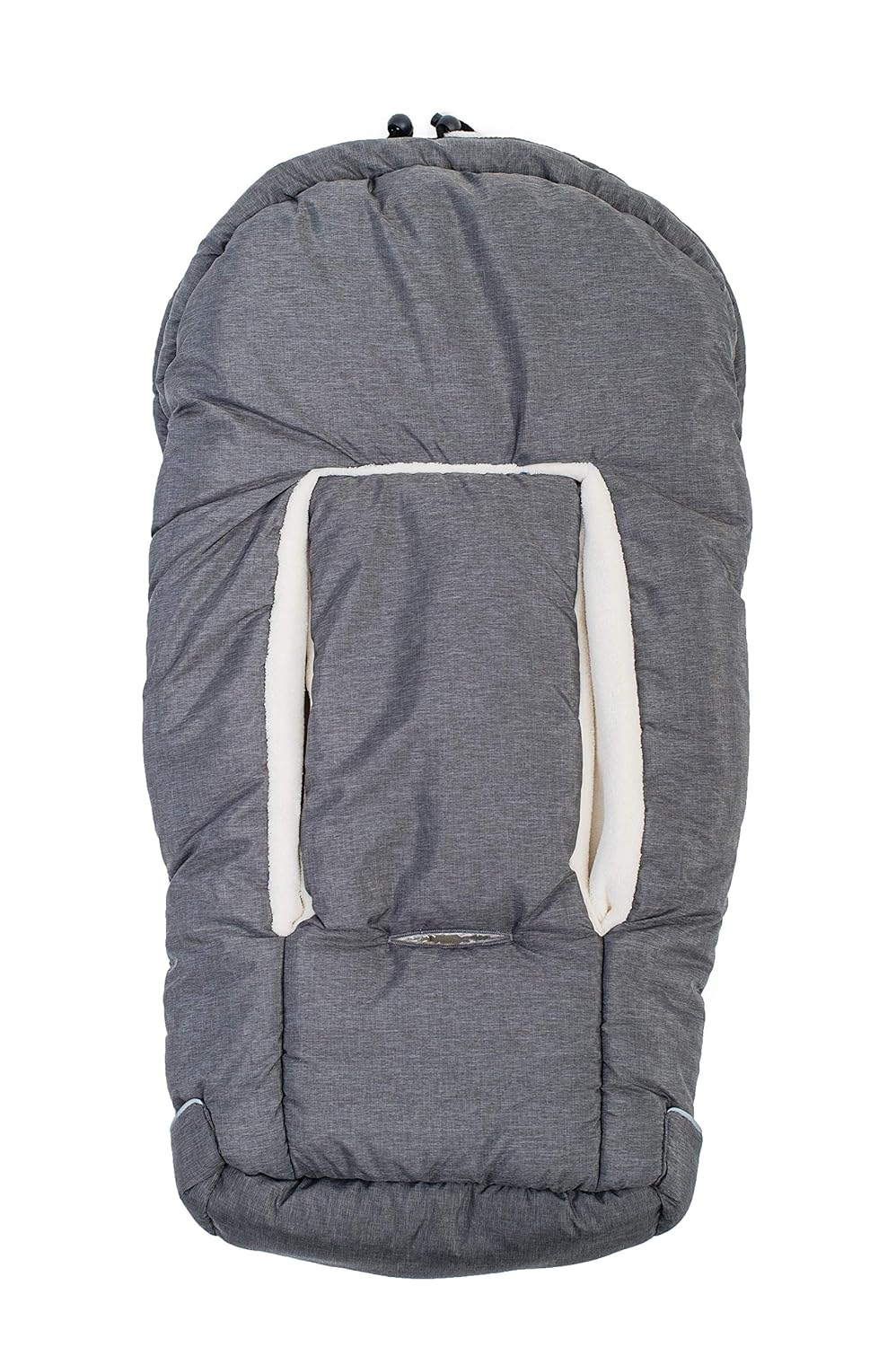 Altabebe AL2003P-01 Winterfusssack für Babyschale und Autositz, dunkelgrau/schwarz Dunkelgrau - Schw