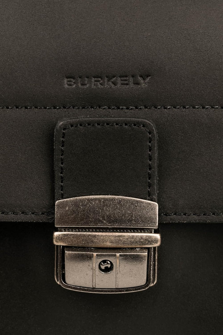 Burkely Vintage Dean - Aktentasche 38 cm Schwarz, Schwarz