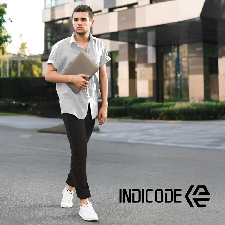 Indicode Herren Rodekro Performance Pants | Chinohose Herrenhose Super Stretch Stoffhose Bequeme Bus