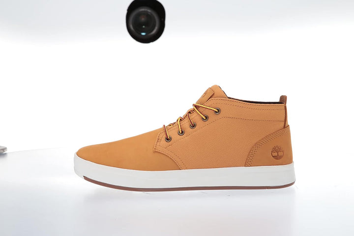 Timberland Herren Davis Square F/L Chukka Trainers and Sneakers Shoes, 41 EU Wheat