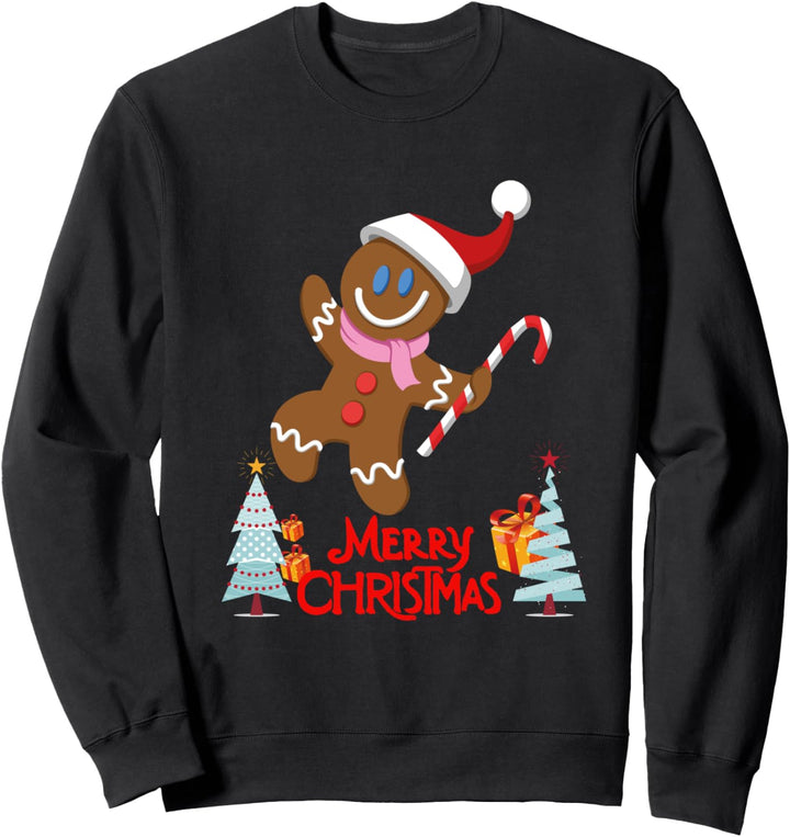 Weihnachtsoutfit Lebkuchen Lebkuchenmann Lebkuchenmännchen Sweatshirt
