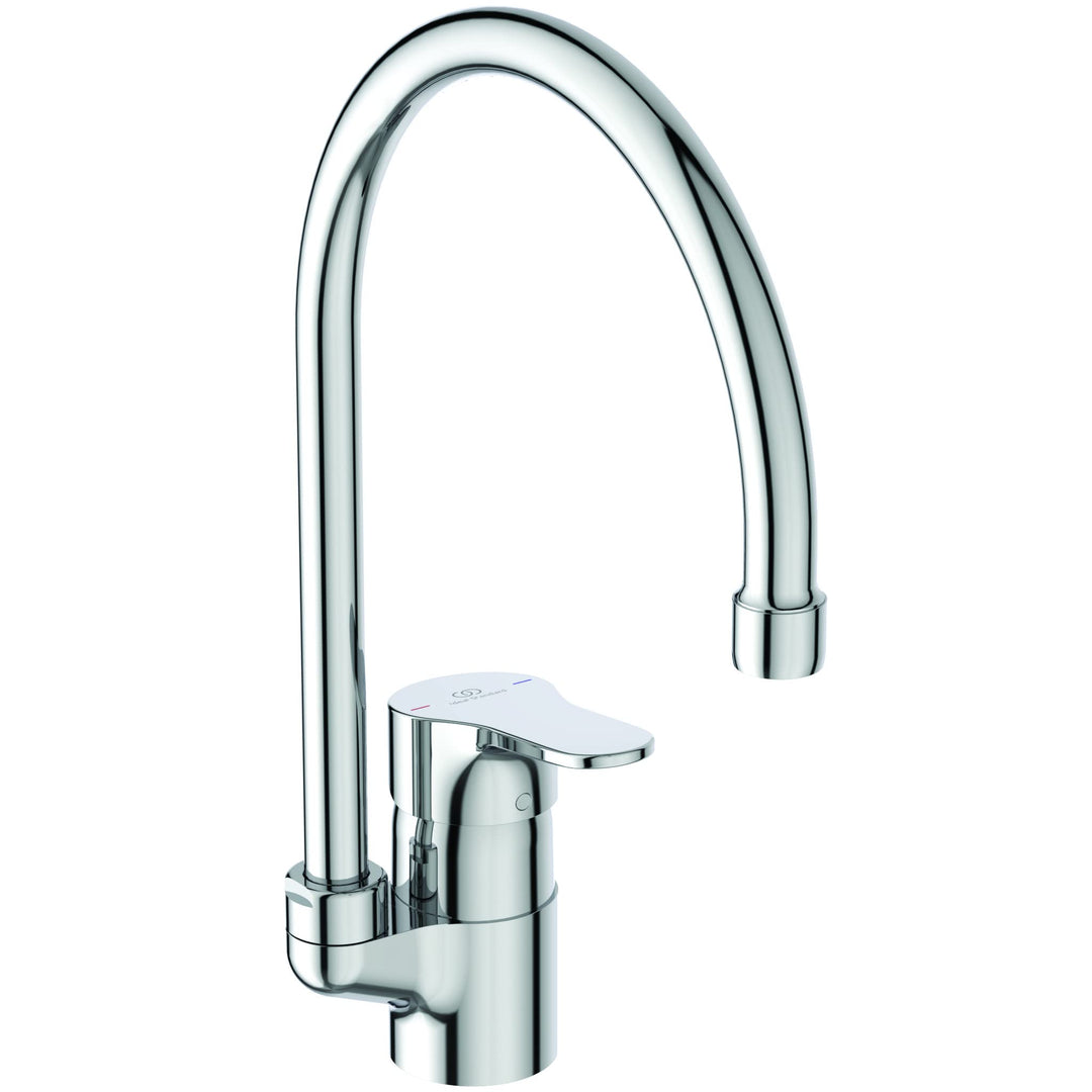Ideal Standard Cerabase Küchenarmatur, Auslaufhöhe 194 mm, schnelle Installation, wassersparend 9 l/