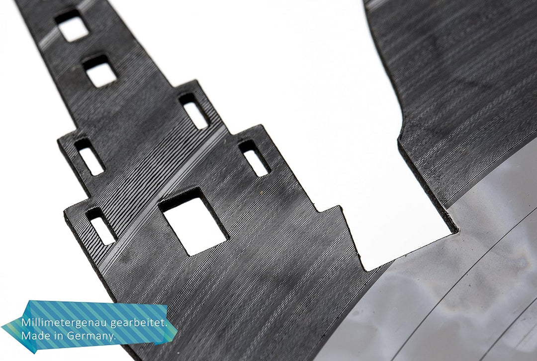 GRAVURZEILE Schallplattenuhr - Skyline Hildesheim - Wanduhr aus gegossenem Vinyl mit Stadt Skyline 3