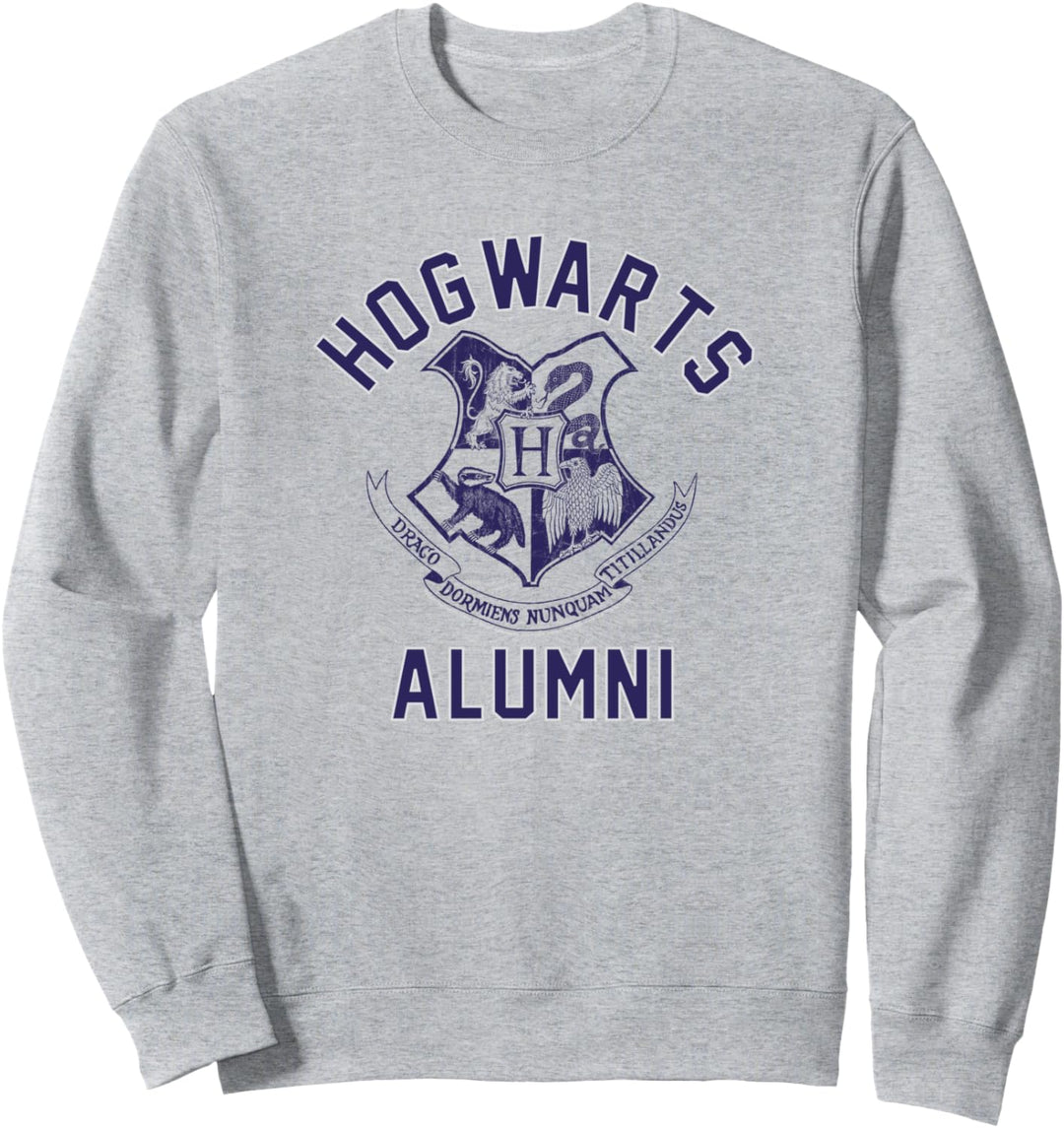 Harry Potter Hogwarts Alumni on Blue Sweatshirt