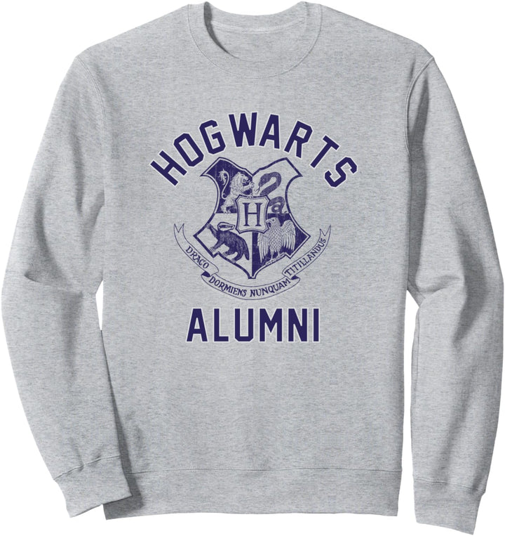 Harry Potter Hogwarts Alumni on Blue Sweatshirt