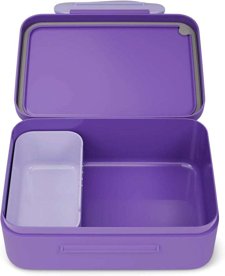 ergobag Brotdose mit Trennfach, BPA-frei, Spülmaschinenfest Fee - Lila Fee - Lila One Size, Fee - Li