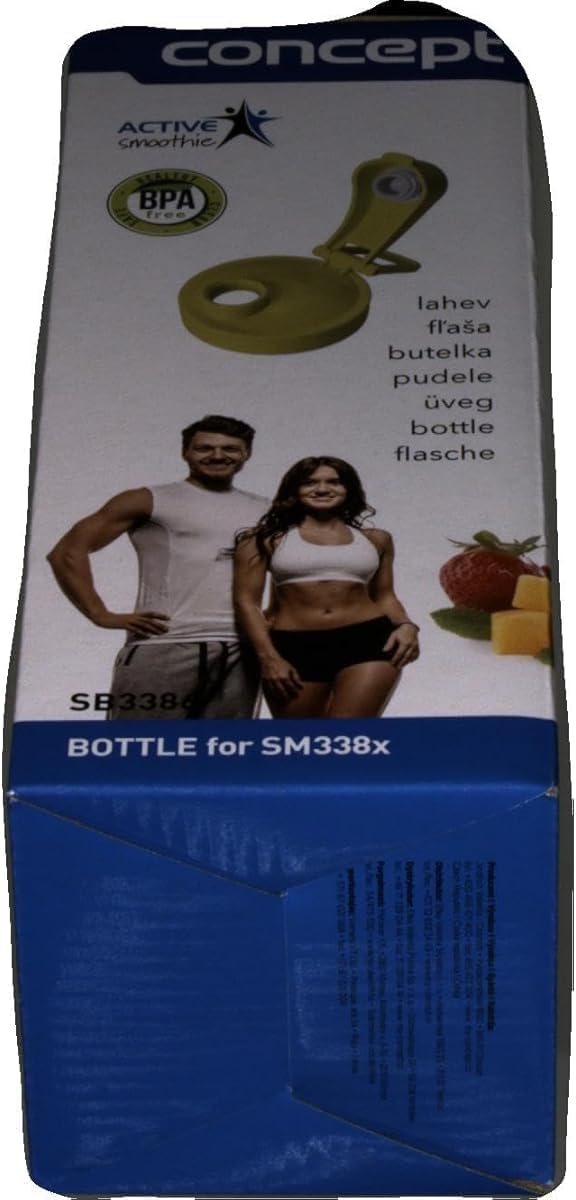 CONCEPT Hausgeräte SB3386 Mixbehälter mit Trinkdeckel zu SM338x, 0,57 L, Grün, Grün