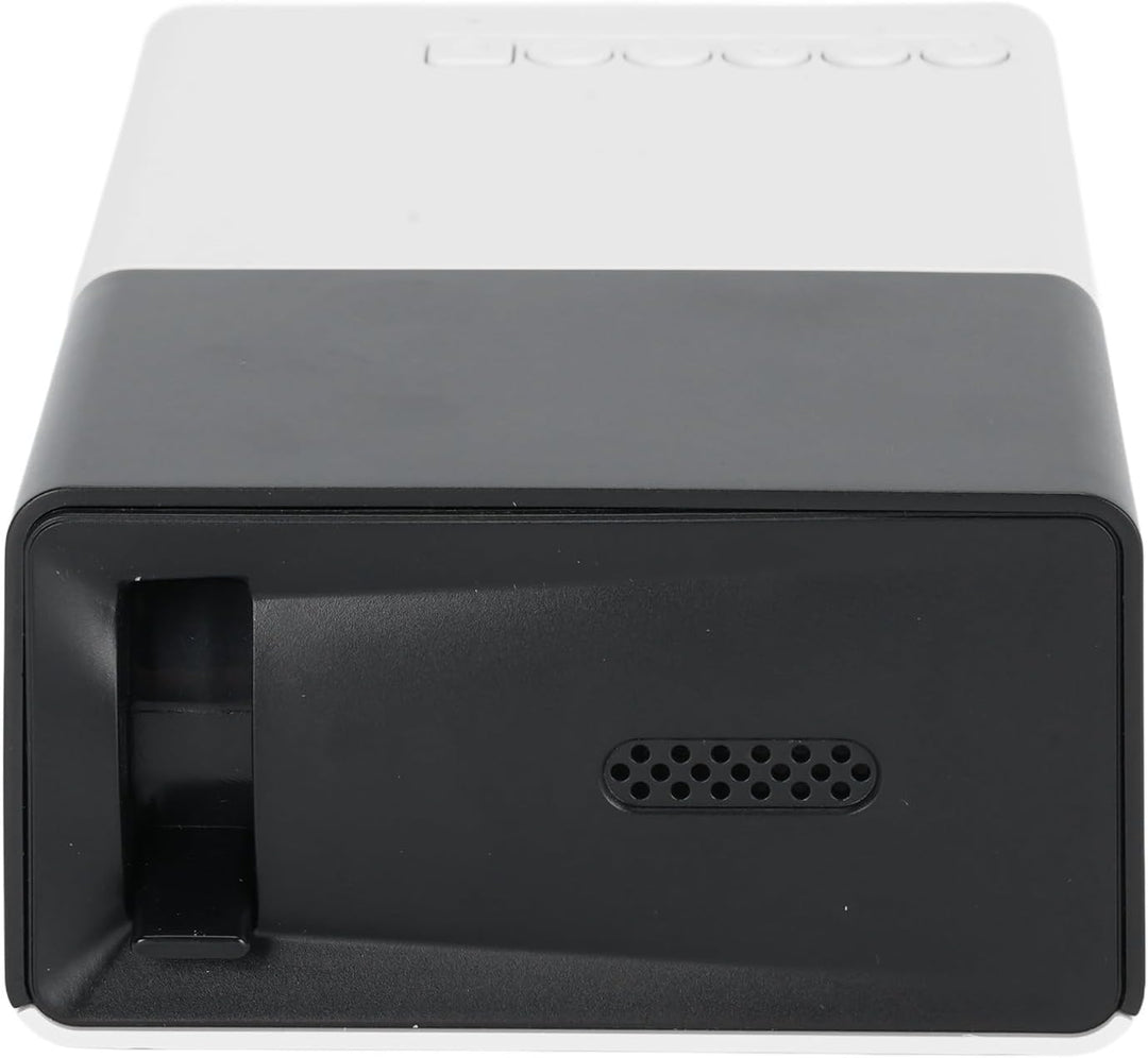 Projector, 1080p HD Tragbarer Filmprojektor, Smart Home Projector mit HDMI, USB, 3.5 Sound -Schnitts