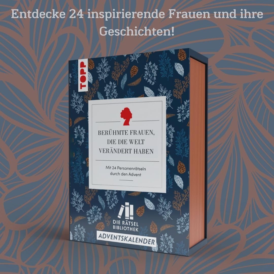 Die Rätselbibliothek. Adventskalender – Berühmte Frauen, die die Welt verändert haben: Der Schuber m