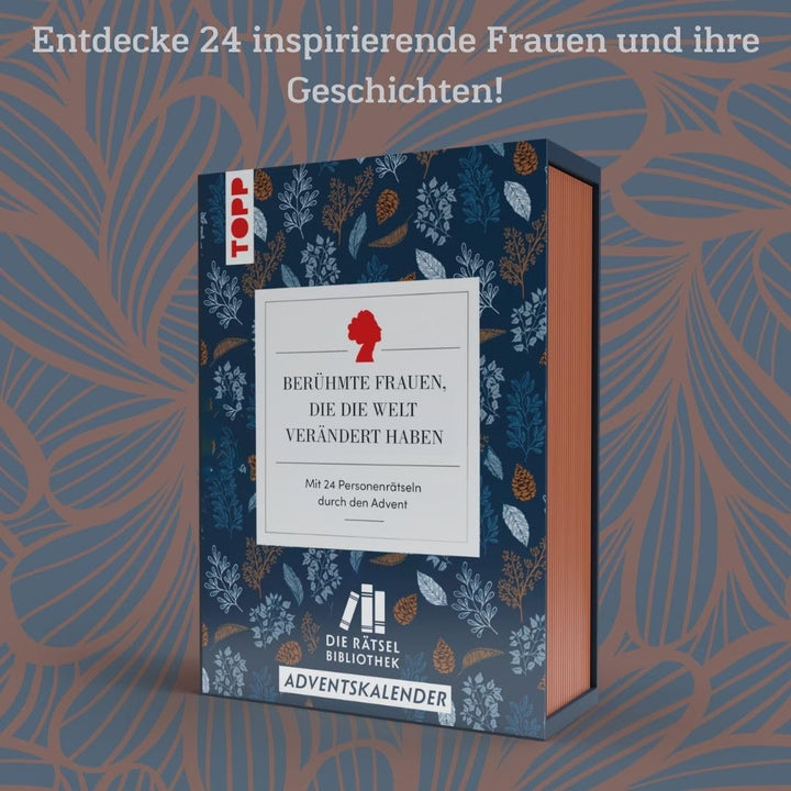 Die Rätselbibliothek. Adventskalender – Berühmte Frauen, die die Welt verändert haben: Der Schuber m