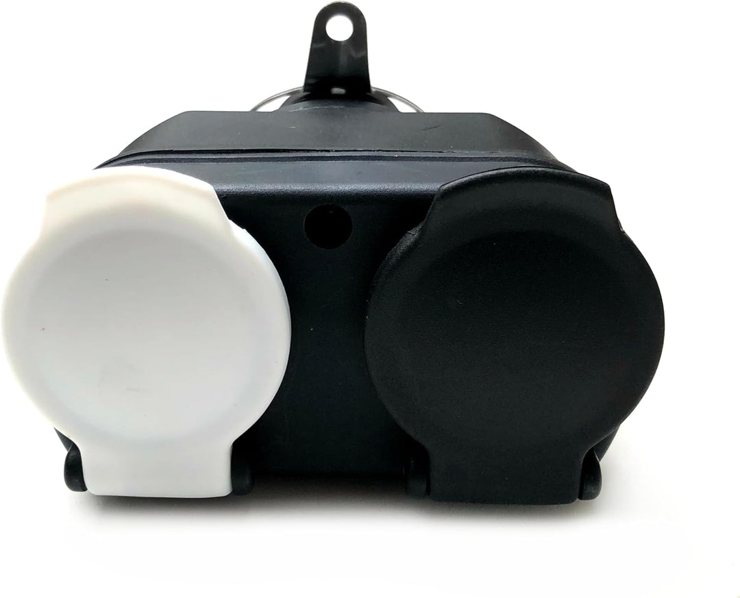 LKW Adapter 24V 15 polig auf 2 x 7polig Stecker Steckdose 15/2x7 Kurzadapter