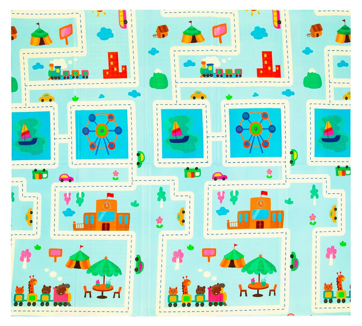 HUMBI Spielmatte Baby Krabbelmatte Faltbarer, XPE-Schaumstoff, Doppelseitig, Wasserdicht, Extra Grös