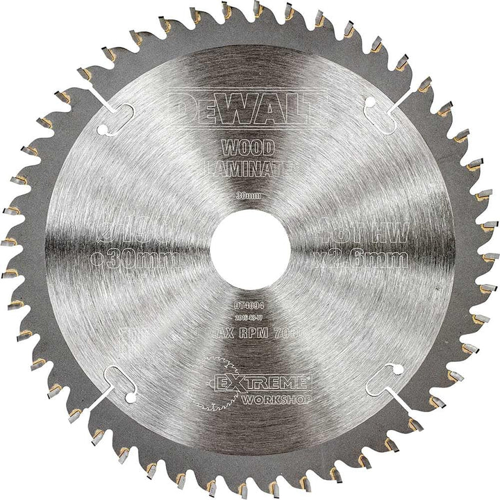 Dewalt DT4064-QZ EXTREME Kreissägeblatt 190x30x2.6 40WZ 10°