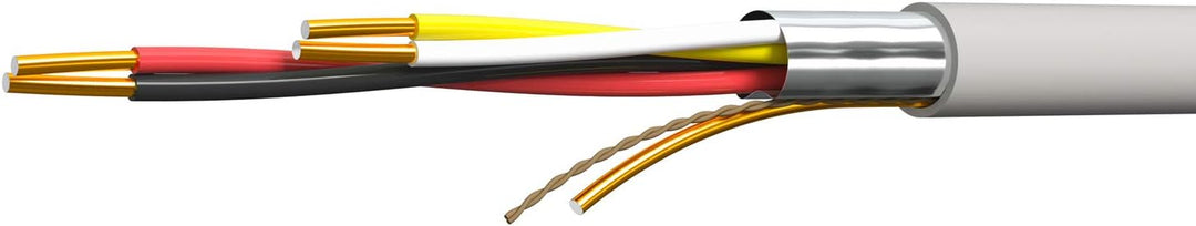 HB-Digital Telefonkabel 25m 2 x 2 x 0,6 J-Y(ST) Y Verlegekabel JYSTY 4 Adern Telefonleitung 25m 2 x