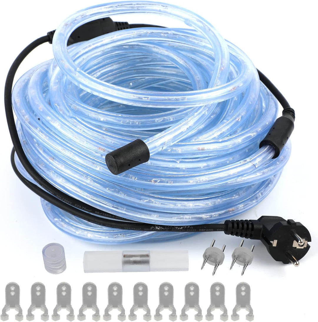 Forever Speed 14 Meter LED Lichterschlauch Aussen, 504 LEDs Wasserfest LED Schlauch für Ausse, Dekor
