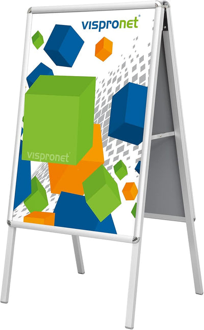 Vispronet hochwertiger Plakatständer DIN A0 - Kundenstopper, Werbetafel, Gehwegaufsteller Select - m