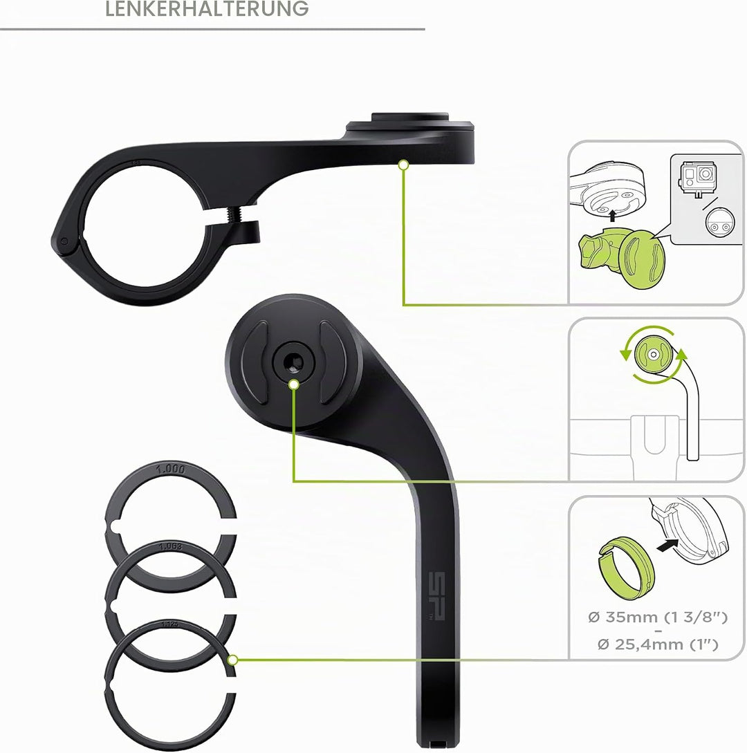 SP CONNECT Road Bike Bundle | SPC+ | für iPhone 11 Pro/XS/X | Handyhalter für Road Bike| Fahrrad Han