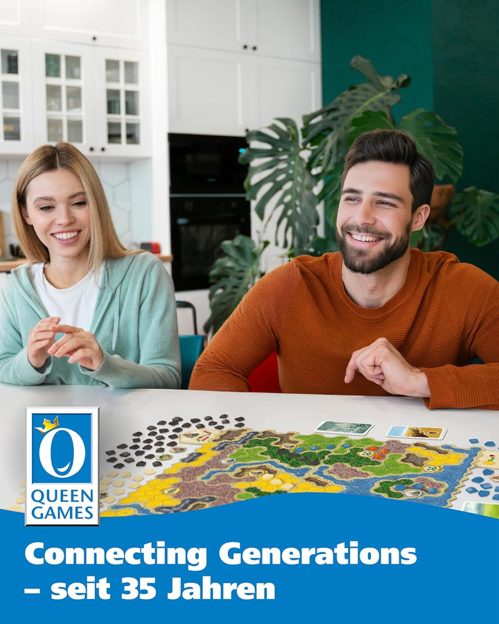 Queen Games 6083 - Kingdom Builder, Spiel des Jahres 2012