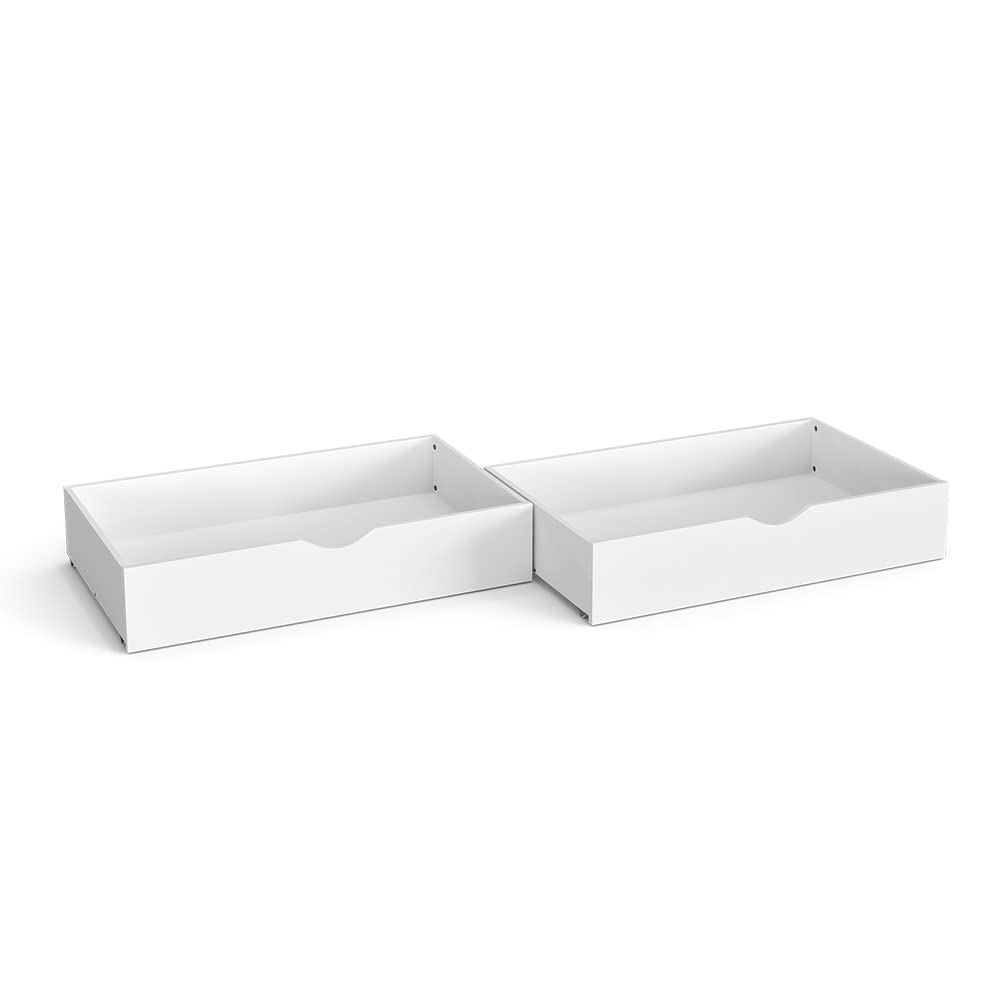 VitaliSpa Bettschublade Schubladenbett Aufbewahrung Everest 98x20 modern Rollschublade Kinderzimmer