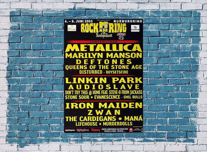 Rock AM Ring & Park - Center Stage, Rock am Ring 2003 » Konzertplakat/Premium Poster | Live Konzert