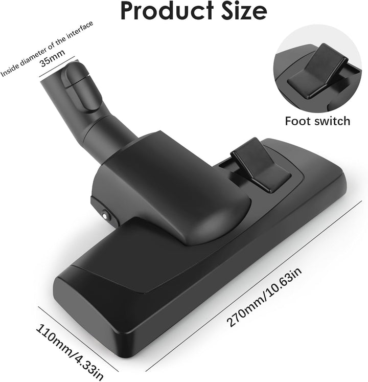 Bodendüse für Miele, 35 mm Staubsaugerdüse S 8340 S8340 EcoLine PowerLine SBD 285-3 S5 S 5 S5210 S77