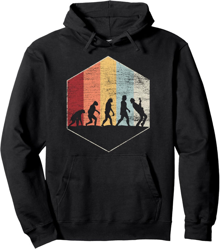 Guitarist Vintage Herren Retro Evolution Gitarre Pullover Hoodie