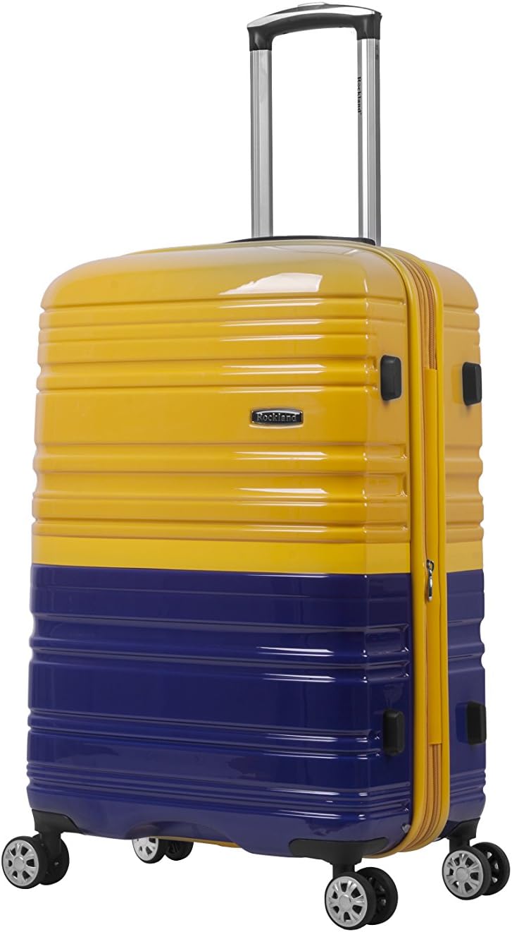 Rockland Melbourne Hartschalen-Koffer, erweiterbar, Farbe: Marineblau (Blau) - F225-2TONENAVY 2-Piec