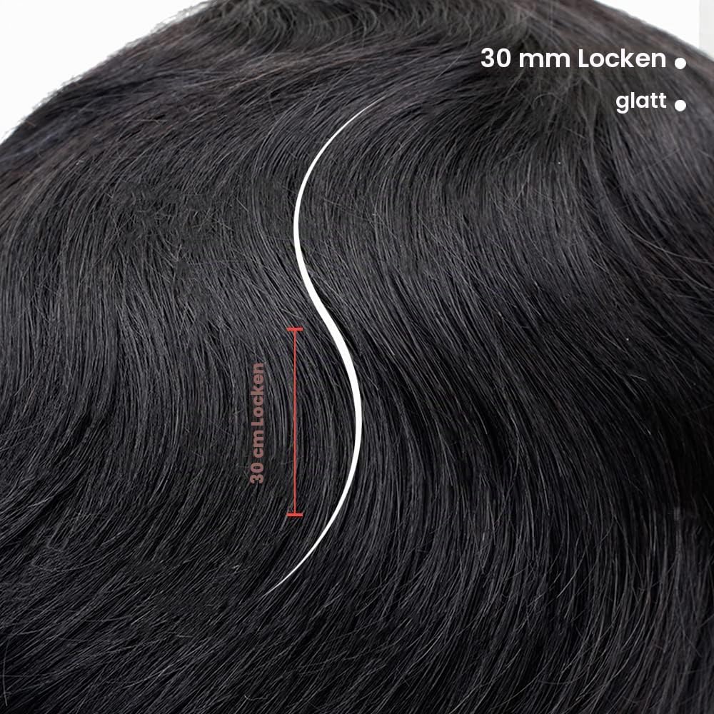 Lordhair Perücke Männer,Realität Toupet,0,06 mm Alle V-Looped Dünnes,Haarfreestyle,Natürlich eng anl