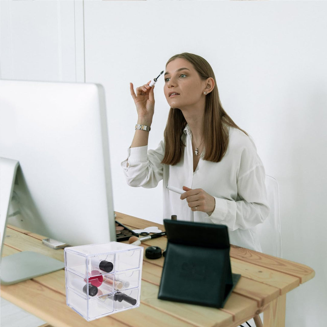 Alipis Make-up-Organizer Mit Schubladen Transparente Kosmetik-Aufbewahrungsbox Für Schmuck Schreibwa